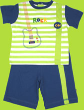 Absorba Rock On Knit Short Set
