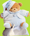 Blue Naptime Bear w/Gift Box