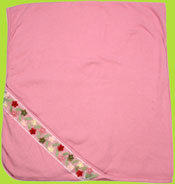 Bebemonde Dusty Rose Hooded Blanket