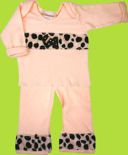 Bebemonde Pink Dalmation Pant Set