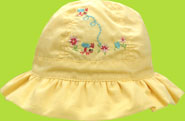 Betty Ann Embroidered Reversible Bucket Hat