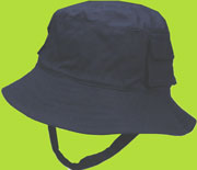 Betty Ann Boys Navy Cotton Twill Bucket Hat 