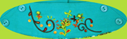 C'est la vie Teal Dress w/Dahlia Print and Embroideries