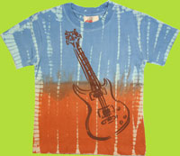 Tie Dye Guitar Tee 