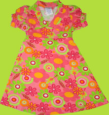 CR Kids Pink Floral Print Dress