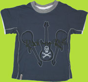 CR Sport Rock n Roll Slate Blue T-shirt