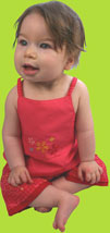 catimini fuchsia capri set with floral embroideries