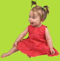 catimini fuchsia dress with pantie