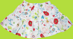 Catimini Pique Nique Ruffled Skirt with Built in Bloomers