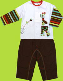 Catimini NJ-SPIRIT COULEUR Chocolate Pant Set