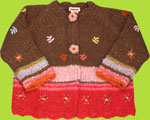 Catimini "Un Hiver A Prague" Knit Cardigan
