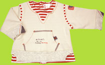 Catimini Transatlantique Layered Sweat Shirt 