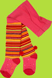 Catimini Spirit Couleur Geranium Striped Tights