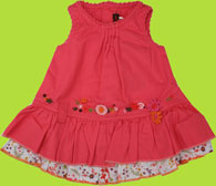 Catimini Urban Rose Dress with Diaper Cover