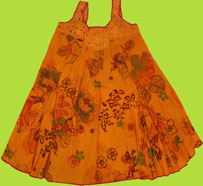 Catimini Spirit Ethnique Orange Dress 