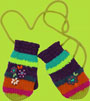 Catimini Spirit Ethnique Striped Mittens
