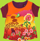 Catimini Spirit Ethnique Aubergine T-shirt 