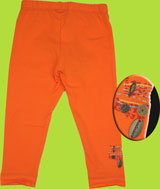 Catimini Spirit Ethnique Orange Leggings w/Charms 