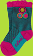 Catimini Urban Red and White Striped Socks  