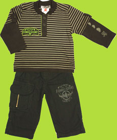 Catimini Labo Forest Story Striped T-shirt