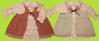 Catimini "Weekend Boheme" Reversible Chickens Dress