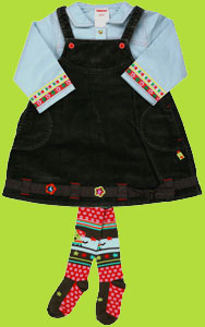 Catimini "Miss Cati" Lichen Jumper Dress