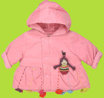 Catimini "Voyage Au Perou" Rose Hooded Jacket w/padding