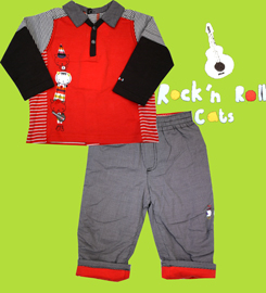 Catimini Urban Rock n Roll Cats Pant Set