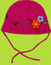 Catimini Spirit Ethnique Framboise Hat w/Ties 