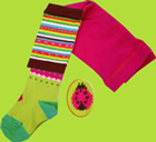 Catimini Spirit Couleur Rose Tights w/Leg Warmers