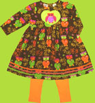 Cotton Kids Cotton Dresses and Leggings