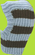 Baby Woolen Balaclava Hat Chambray/Brown 