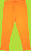 Cotton Kids Orange Cotton Leggings