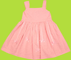 european cotton ribbon dress