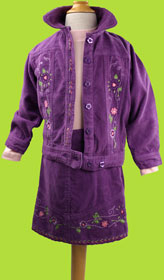 Corduroy Jacket and Skirt