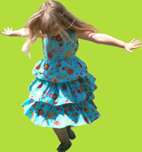 Sage Twirls in the "Boheme" Three Tier Dress by Cotton Kids