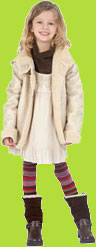 Country Kids Olive Rich Stripe Tights