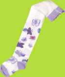 Country Kids White Lurex Butterfly Tights
