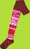 Country Kids Tomato Floral Tapestry Tights