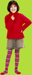 Country Kids Hot Pink Spangle Tights