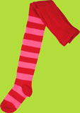 Country Kids Red/Bubblegum Two Step Tights