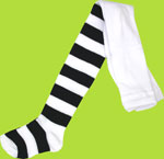 Country Kids White/Black Two Step Tights