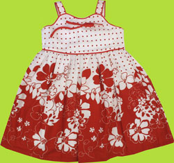 Dana and Annika Red Polka Dot Sanepa Dress