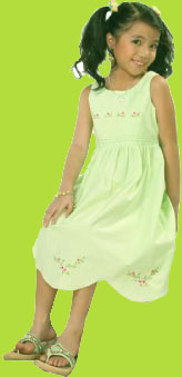 Dana and Annika Mermaid's Treasure Mint Dress
