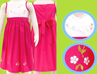 Childrens Cotton Sun Dress