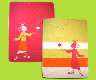 Hot Pink Fairy Princess Reversible Blanket 