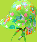 Flap Happy Garden Party Flap Hat w/Ties 