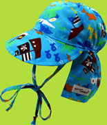 Flap Happy Cotton Flap Hat with Ties UPF 50+