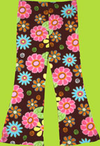 Flap Happy Cha Cha Floral Boot Cut Pant 