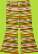 Flap Happy Moroccan Stripe Boot Cut Pant